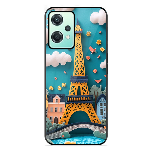 Eiffel Tower Printed Protective Phone Cover forOneplus Nord Ce 2 Lite 5G