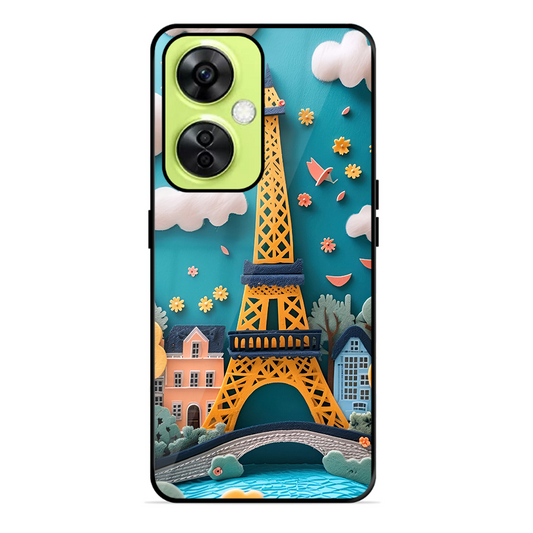 Eiffel Tower Printed Protective Phone Cover forOneplus Nord Ce 3 Lite 5G
