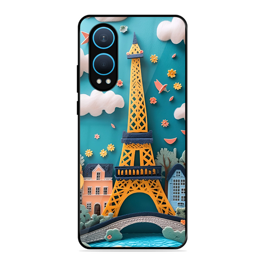 Eiffel Tower Printed Protective Phone Cover forOneplus Nord Ce 4 Lite 5G