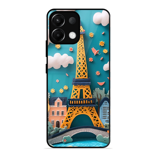 Eiffel Tower Printed Protective Phone Cover forOppo K13 5G