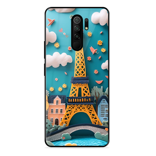 Eiffel Tower Printed Protective Phone Cover forPoco M2 Reloaded