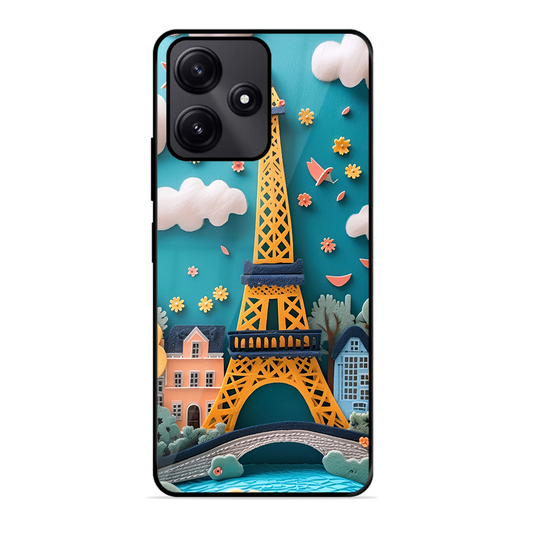 Eiffel Tower Printed Protective Phone Cover forPoco M6 Pro 5G