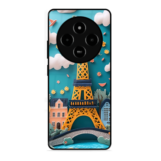 Eiffel Tower Printed Protective Phone Cover forPoco M7 5G