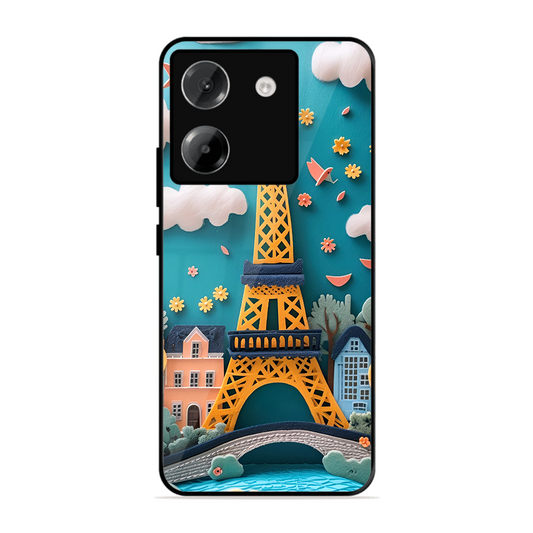 Eiffel Tower Printed Protective Phone Cover forPoco M7 Pro 5G
