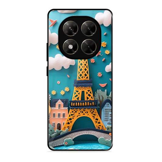 Eiffel Tower Printed Protective Phone Cover forPoco X7 5G