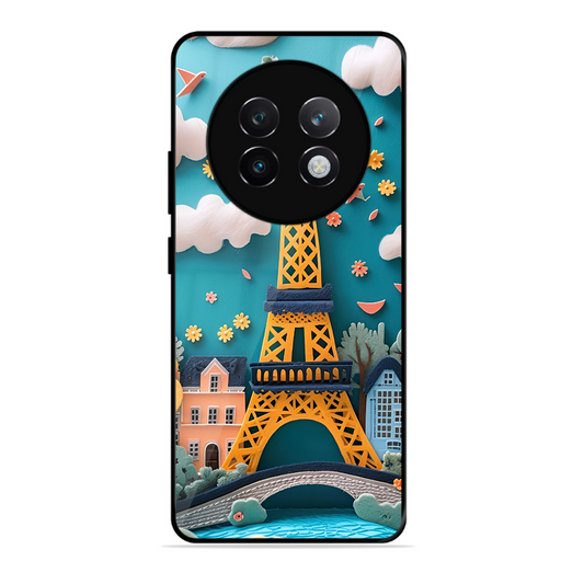 Eiffel Tower Printed Protective Phone Cover forRealme 13 Plus 5G