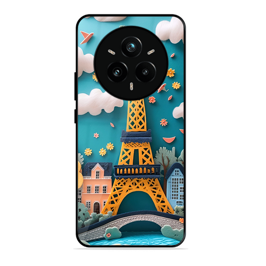 Eiffel Tower Printed Protective Phone Cover forRealme 14 Pro Plus 5G