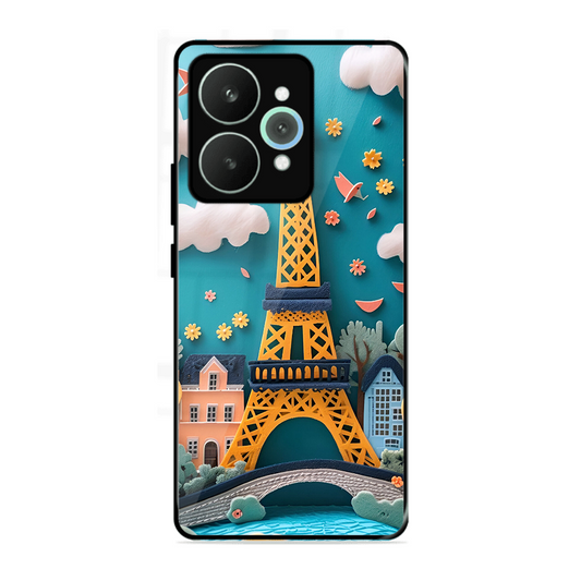 Eiffel Tower Printed Protective Phone Cover forRealme 15 Pro 5G