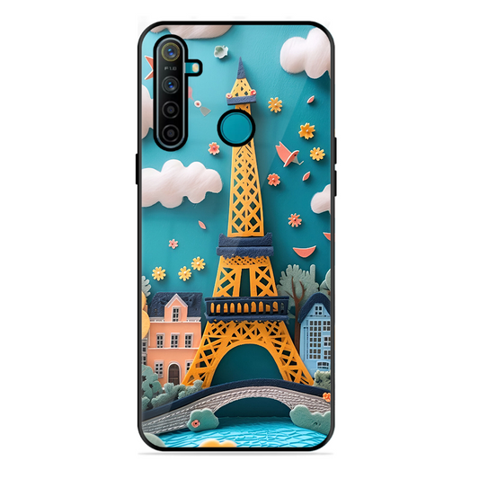 Eiffel Tower Printed Protective Phone Cover forRealme 5I