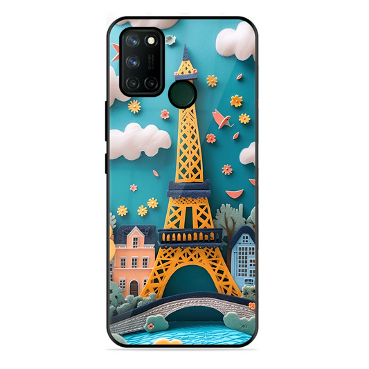 Eiffel Tower Printed Protective Phone Cover forRealme 7I