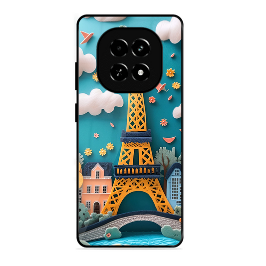 Eiffel Tower Printed Protective Phone Cover forRealme C63 5G