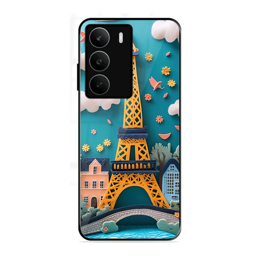 Eiffel Tower Printed Protective Phone Cover forRealme C75 5G