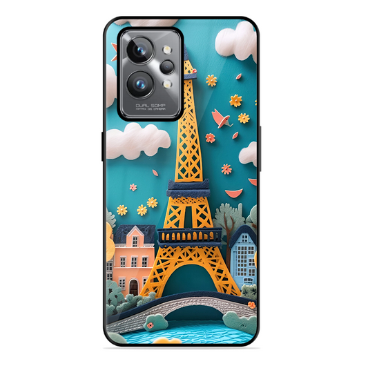 Eiffel Tower Printed Protective Phone Cover forRealme Gt 2 Pro