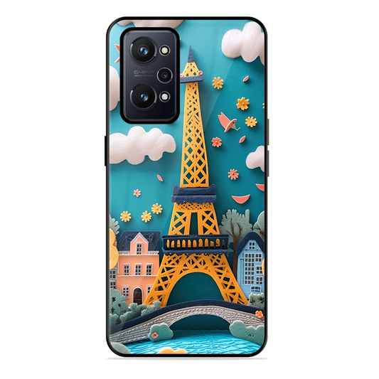Eiffel Tower Printed Protective Phone Cover forRealme Gt Neo 3T
