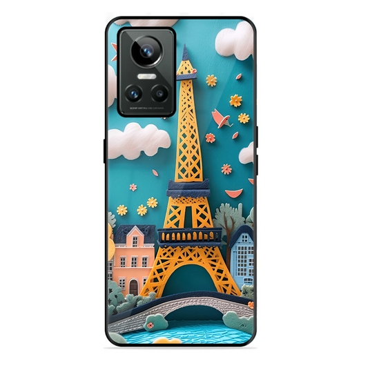 Eiffel Tower Printed Protective Phone Cover forRealme Gt Neo 3