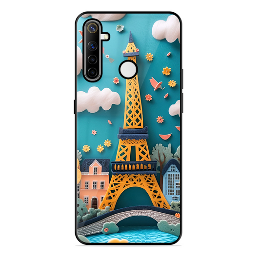 Eiffel Tower Printed Protective Phone Cover forRealme Narzo 10