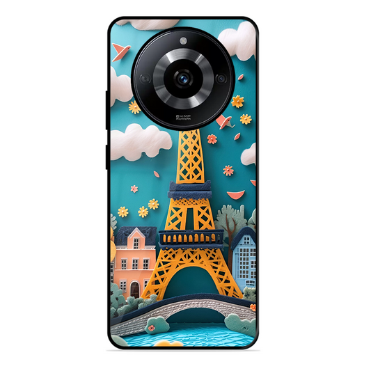 Eiffel Tower Printed Protective Phone Cover forRealme Narzo 60 5G