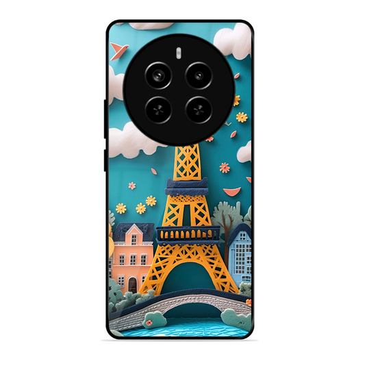 Eiffel Tower Printed Protective Phone Cover forRealme P1 Pro 5G