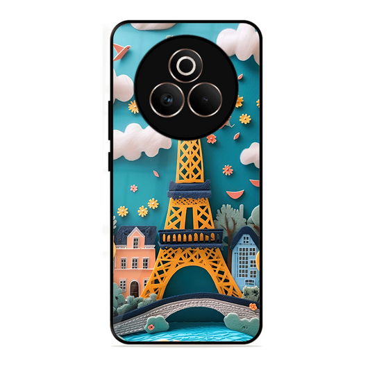 Eiffel Tower Printed Protective Phone Cover forRealme P3 Pro 5G