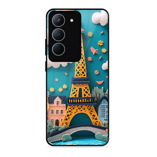 Eiffel Tower Printed Protective Phone Cover forRealme P3X 5G