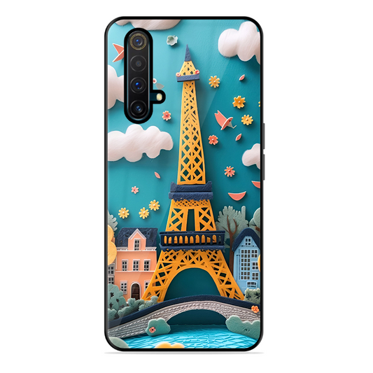 Eiffel Tower Printed Protective Phone Cover forRealme X3