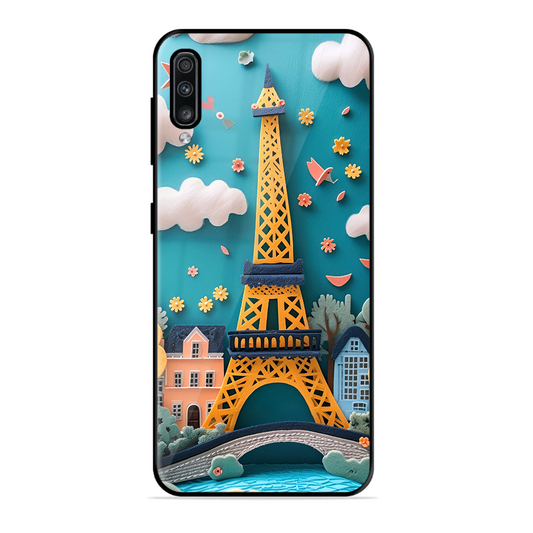 Eiffel Tower Printed Protective Phone Cover forSamsung Galaxy A03S