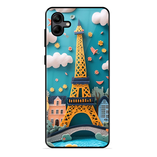 Eiffel Tower Printed Protective Phone Cover forSamsung Galaxy A04