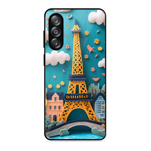 Eiffel Tower Printed Protective Phone Cover forSamsung Galaxy A26 5G