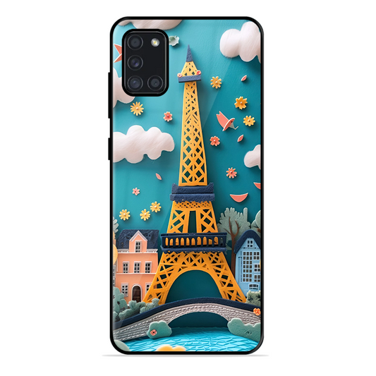Eiffel Tower Printed Protective Phone Cover forSamsung Galaxy A31