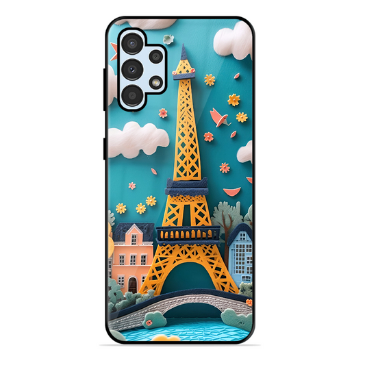 Eiffel Tower Printed Protective Phone Cover forSamsung Galaxy A32 4G