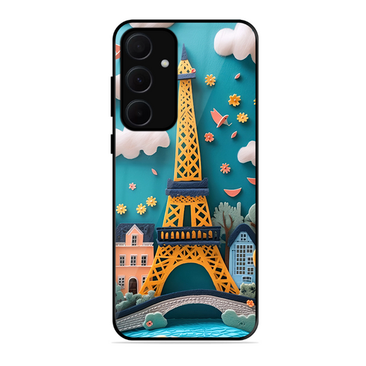 Eiffel Tower Printed Protective Phone Cover forSamsung Galaxy A35 5G
