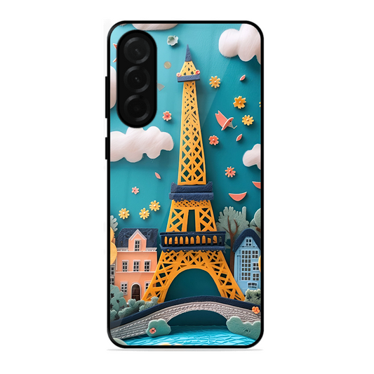 Eiffel Tower Printed Protective Phone Cover forSamsung Galaxy A36 5G