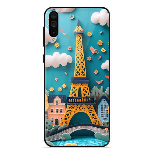 Eiffel Tower Printed Protective Phone Cover forSamsung Galaxy A50