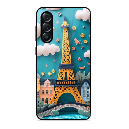 Eiffel Tower Printed Protective Phone Cover forSamsung Galaxy A56 5G