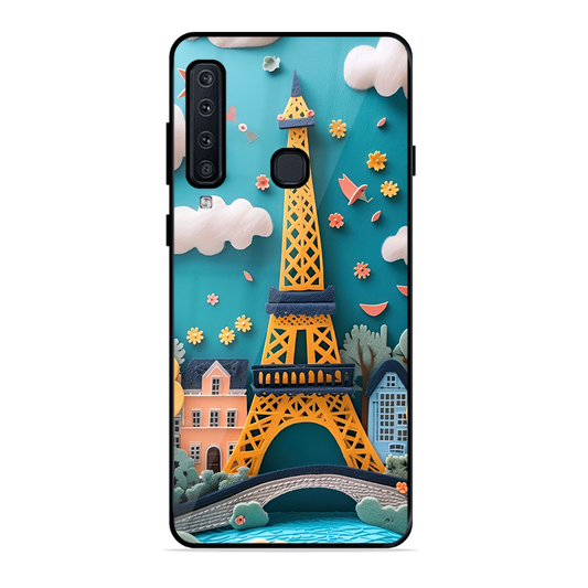 Eiffel Tower Printed Protective Phone Cover forSamsung Galaxy A9 2018