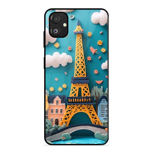 Eiffel Tower Printed Protective Phone Cover forSamsung Galaxy F14 5G