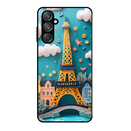 Eiffel Tower Printed Protective Phone Cover forSamsung Galaxy F15 5G