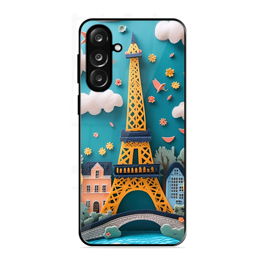 Eiffel Tower Printed Protective Phone Cover forSamsung Galaxy F36 5G