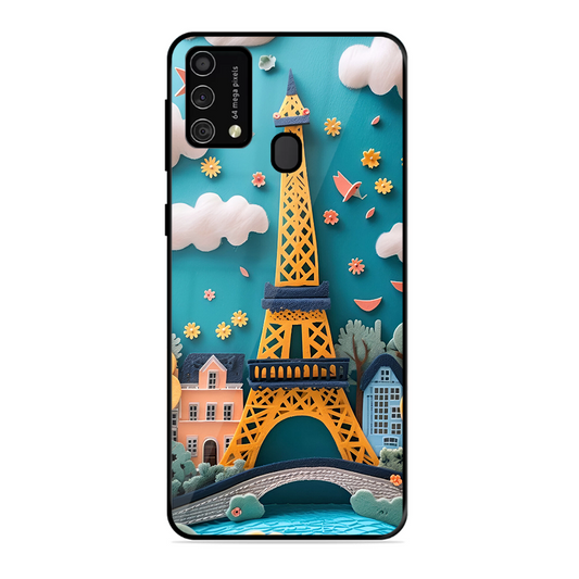 Eiffel Tower Printed Protective Phone Cover forSamsung Galaxy F41