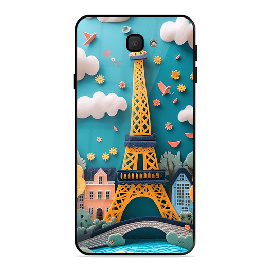 Eiffel Tower Printed Protective Phone Cover forSamsung Galaxy J7 Prime 2