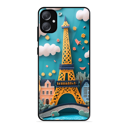 Eiffel Tower Printed Protective Phone Cover forSamsung Galaxy M05