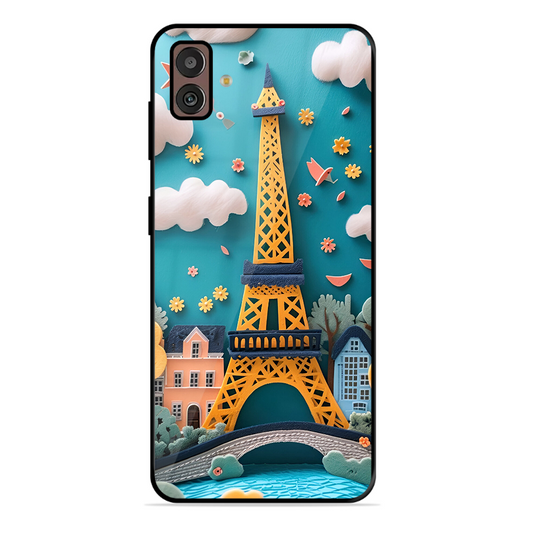 Eiffel Tower Printed Protective Phone Cover forSamsung Galaxy M13 5G
