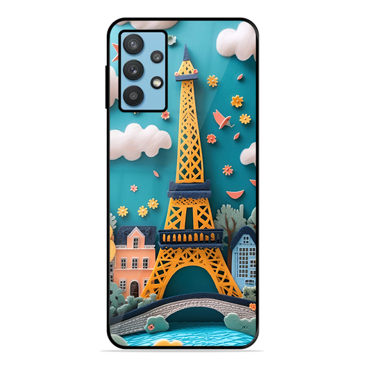 Eiffel Tower Printed Protective Phone Cover forSamsung Galaxy M32 5G