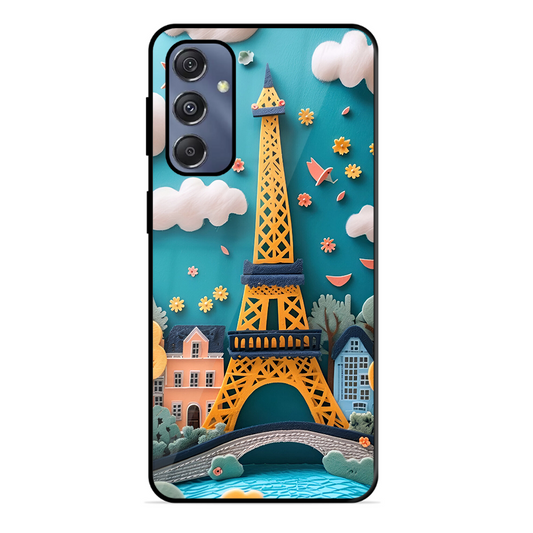 Eiffel Tower Printed Protective Phone Cover forSamsung Galaxy M34 5G