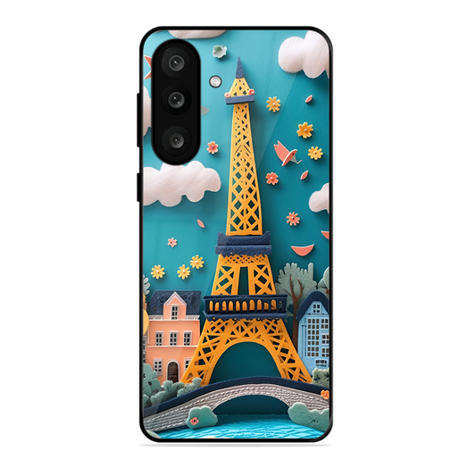 Eiffel Tower Printed Protective Phone Cover forSamsung Galaxy M56 5G