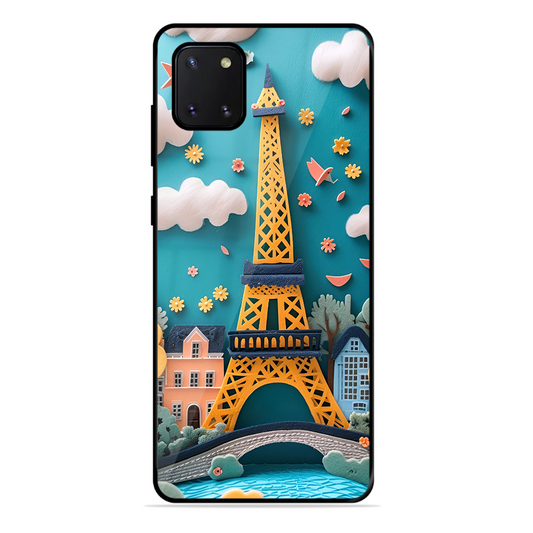 Eiffel Tower Printed Protective Phone Cover forSamsung Galaxy Note 10 Lite