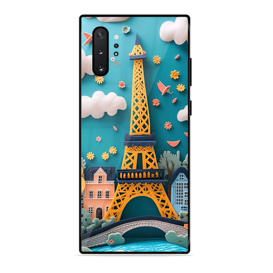 Eiffel Tower Printed Protective Phone Cover forSamsung Galaxy Note 10 Plus