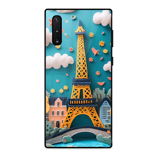 Eiffel Tower Printed Protective Phone Cover forSamsung Galaxy Note 10