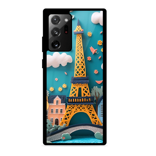 Eiffel Tower Printed Protective Phone Cover forSamsung Galaxy Note 20 Ultra