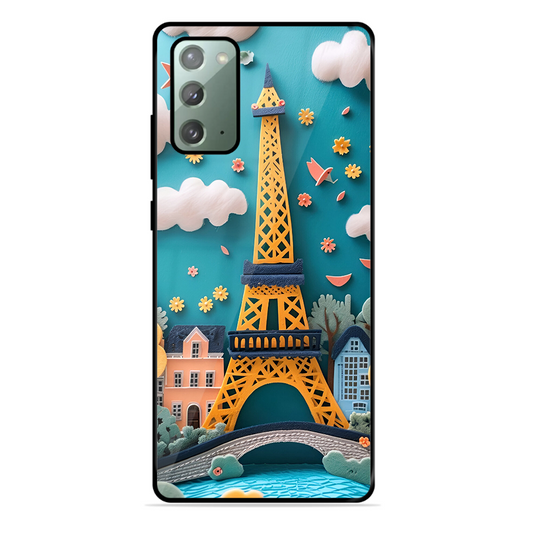 Eiffel Tower Printed Protective Phone Cover forSamsung Galaxy Note 20